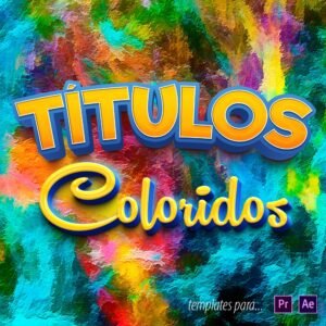Títulos Mogrt Coloridos para Adobe Premiere