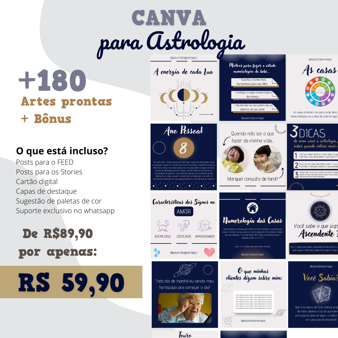 Canva Pack Astrologia